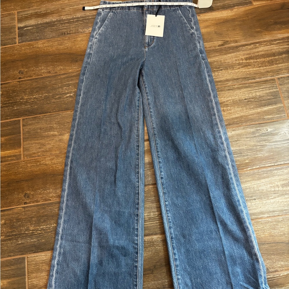 Joe's Jeans High-Rise Wide Leg Denim - Blue